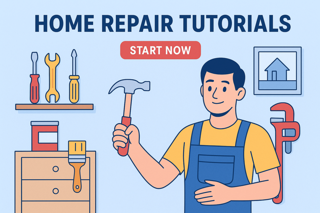 reparaciones del hogar paso a paso con herramientas básicas